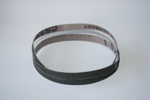 ELMAG Schleifband 'SCHWARZ' für EPS 450, 10x330mm, Korn 120, 25 Stück, Sica-Korn, 42986