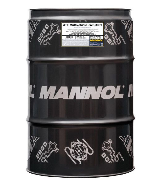 MANNOL Getriebeöl 8218 ATF Multivehicle JWS 3309, VE: 208 l, MN8218-DR