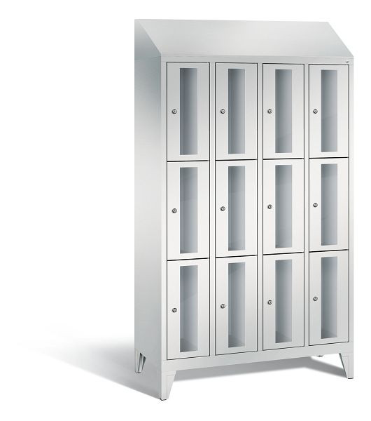 C+P Schließfachschrank Classic, H1850xB1190xT500mm, Farbe: Lichtgrau, 8010A403 S10016
