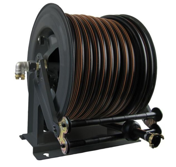 Ebinger Schlauchaufroller OSM 710, Max. 15bar/90°C, 50m - 1/2" Gummischlauch ET, 1.710.104