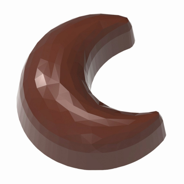 Schneider Schokoladen Form - Halbmond, 275 x 135 x 24 mm / 35 x 31 x 16,5 mm, 11 gr, 3 x 7 Stück, 421935