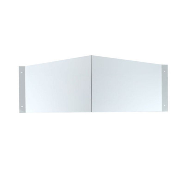Stein HGS Winkelschild Rechteck für Folienschilder, neutral, 400 x 200 mm, 51.9551