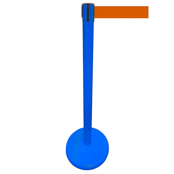 Stein HGS Personenleitsystem -P-LINE Future-, Metall/ blau, orange, mit Gurtendstück (Standard), 12793-2202