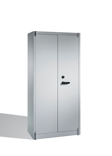 C+P Feuerschutzschrank Certos, H1950xB930xT500mm, Farbe: Weißaluminium, Klinkengriff, 4 OH, 1170-200 S10010
