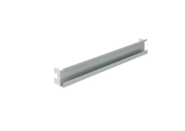 SOFAME Aufhängeschiene B835 mm für Sichtlagerkästen, Lichtgrau RAL 7035, W010080162GC