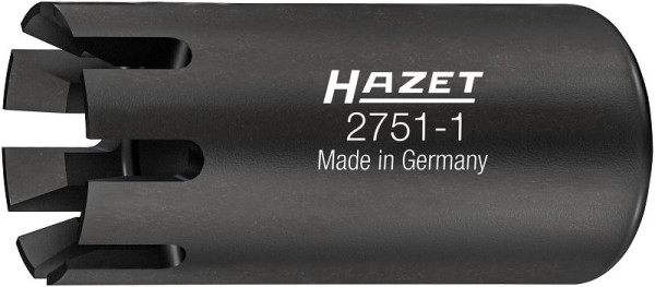 Hazet Turbolader Steckschlüsseleinsatz, Sonderprofil 2751-1, Vierkant6,3 mm (1/4 Zoll), 12 mm, 2751-1