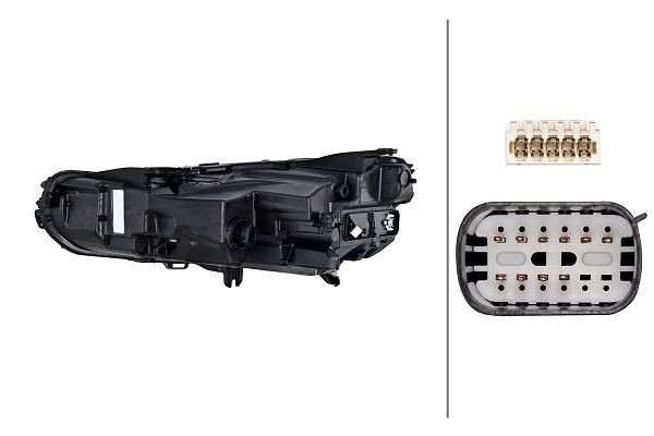 HELLA LED-Hauptscheinwerfer, für u.a. OPEL INSIGNIA B Sports Tourer (Z18), ECE, für Rechtsverkehr, rechts, 1EX 354 882-021