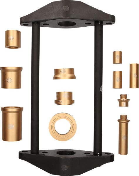 KS Tools Universal-Satz zum Auswechseln von Achsschenkelbolzen 45 t, 12-teilig, 440.0665