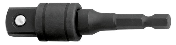 Kraftwerk 1/4"x1/2" Schlag-Stecknuss-Adapter, mit Verriegelung, 381012