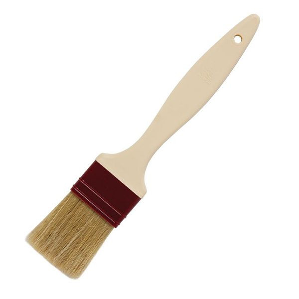 Matfer Backpinsel Naturborsten 5cm, flach, Kunststoffgriff, geschirrspülergeeignet, E445