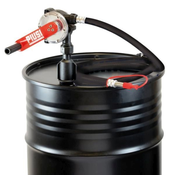 ZUWA Handkurbelpumpe mit Ansaugrohr und Abgabeschlauch, für Diesel und Öl, p33252