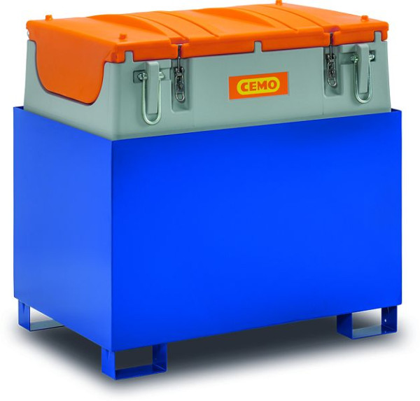 Cemo Auffangwanne Typ SW600/2 ohne Gitterrost, mobil, lackiert, 600 Liter, 11504