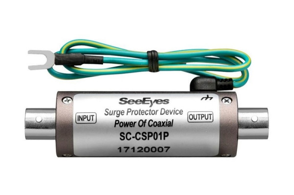 SeeEyes Überspannungsschutz für CCTV-Anwendungen über Koax Kabel (IP, HD-Analog, SDI), SC-CSP01P