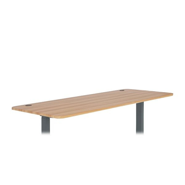 Mendler Tischplatte HWC-D40 für Schreibtische, Schreibtischplatte, 160x80cm, eichefarben, 75750