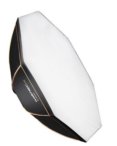Walimex pro Octagon Softbox Orange Line 45, inkl. Front- und Zwischendiffusor sowie Transporttasche, 1018786