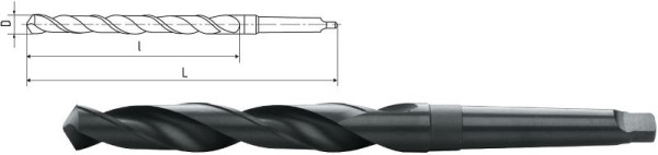 ELMAG HSS Co5-Spiralbohrer mit Morsekegel DIN 345, Ø 43,0 mm, 71776