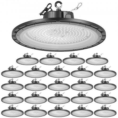 VEVOR 20er-Pack LED-Hallenstrahler, 5000 K, 150 W, 21000 lm, IP65, 100–277 V für Lager, Werkstatt, Garage, 5000KHWD20PCLRJ3O001V2