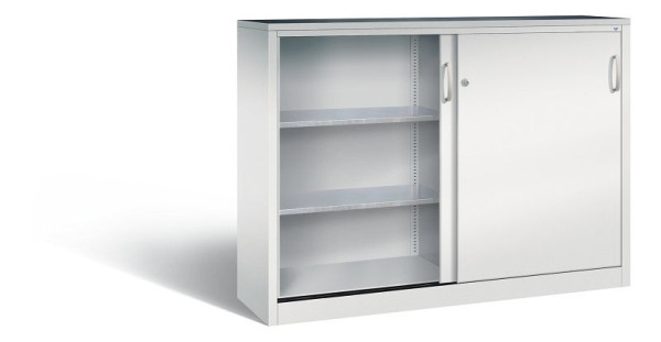 C+P Schiebetürenschrank Acurado, H1200xB1600xT400mm, Farbe: Lichtgrau, Bügelgriff, 2147-09 S10012