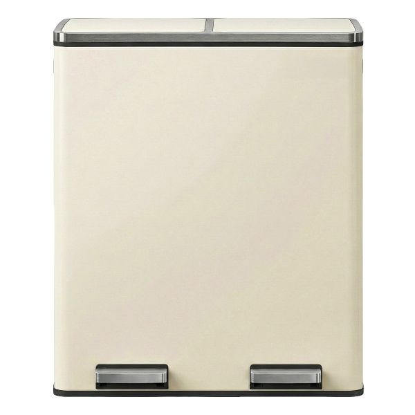 SONGMICS Mülleimer, Creme, 59x36,5x62,4 cm, LTB060A01