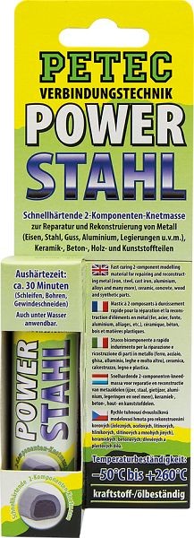 Petec Power Stahl, 50g Sb-Karte, VE: 10 Stück, 97450