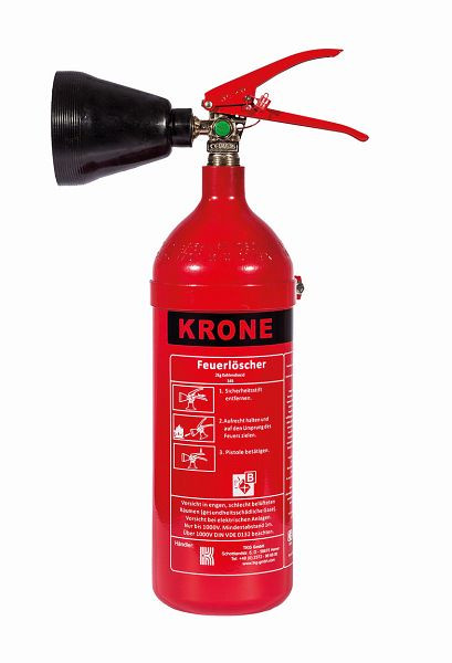 KRONE 2kg CO²-FEUERLÖSCHER, 500060