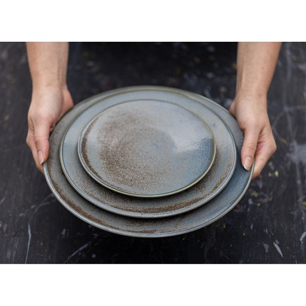 Olympia Ember Blaue Coupe Teller 230mm (6er-Pack), FU171