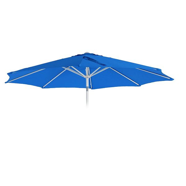 Mendler Ersatz-Bezug für Sonnenschirm N19, Sonnenschirmbezug Ersatzbezug, Ø 3m Stoff/Textil 5kg, blau, 81625