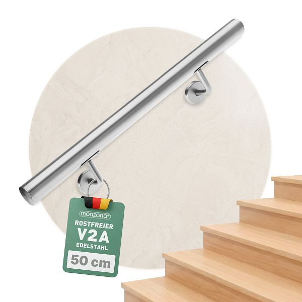 monzana Handlauf Edelstahl 4,2x50cm, 108095, 4250525375404