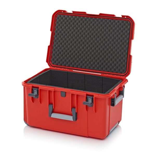 Auer Schutzkoffer Pro Trolley, Blutorange, ohne Schloss, Rundumpolster, CP 6433 B2-2002