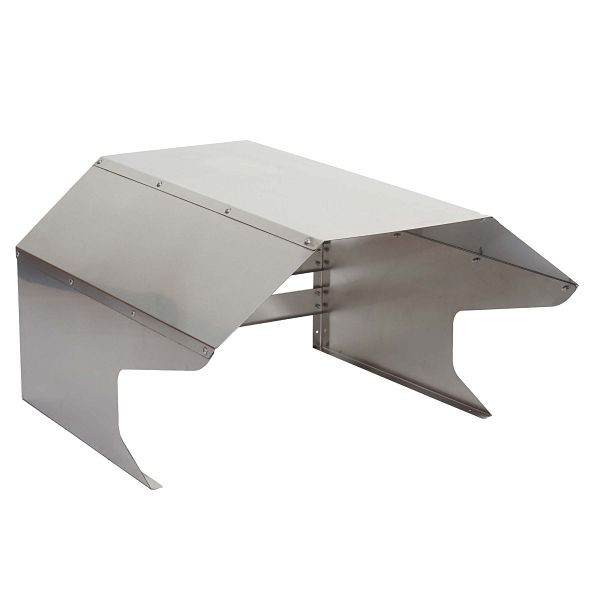 Mendler Mähroboter-Garage HWC-L43, Dach Unterstand für Rasenmäher, Metall 40x59x69cm, Edelstahl, 98973