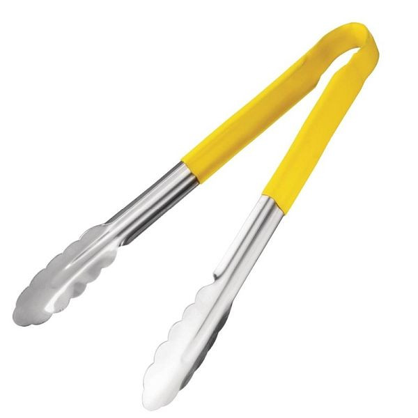 Vogue Servierzange mit Farbkodierung gelb, CB157, 5050984196607