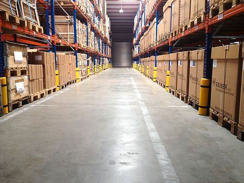 DENIOS Anfahrschutz-Element für Regalstützen, aus Polyethylen, gelb, recyclebar, 311048