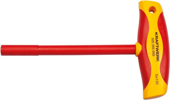 Kraftwerk Steckschlüssel T-Griff Schraubendreher 5 mm VDE, 305.350.050