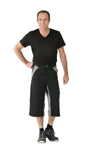 Planam Plaline 3/4 Hose, schwarz/zink, Größe XS, 2550040