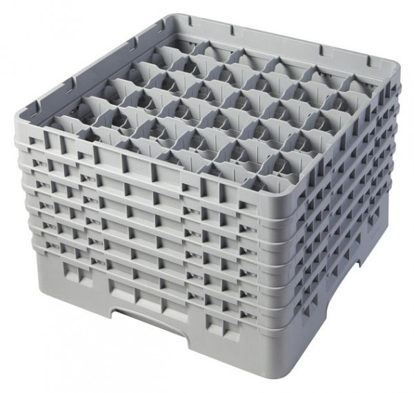 Cambro Spülkorb mit 36 Fächer Camrack® 27,9 cm Soft Grau, 36S1114151