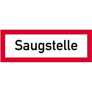 Moedel Saugstelle, Alu, reflektierend RA1, 297x105 mm, 57368