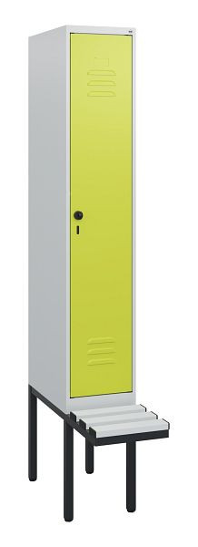 C+P Umkleidespind Classic PLUS, 1950x300x815mm, 7035/0024, Drehriegel, 0800405-10 S10040