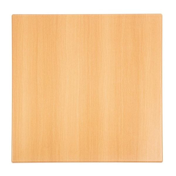 Bolero viereckige Tischplatte Buche 70cm, vorgebohrt, GG638