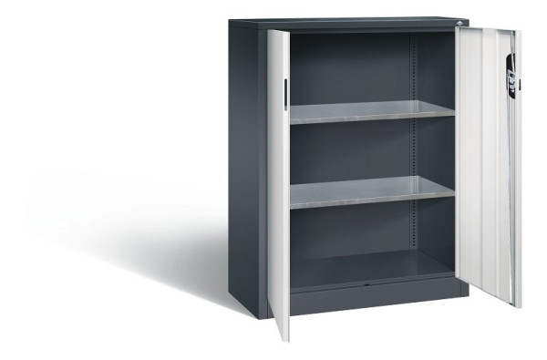 C+P Werkzeugschrank Acurado, H1200xB930xT400mm, Farbe: Schwarzgrau / Lichtgrau, Muldengriff, 8520-000 S10112