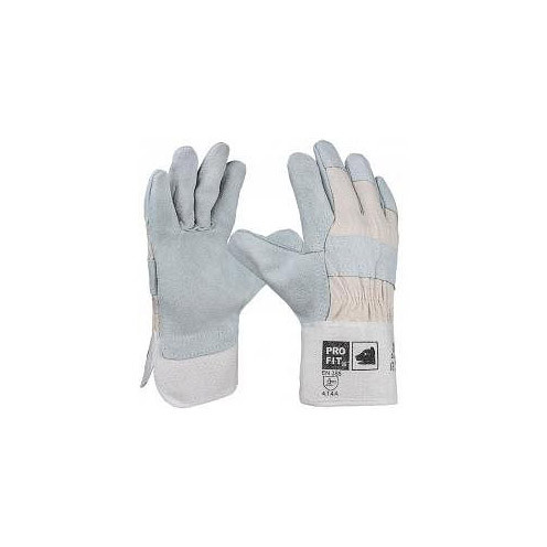 PRO FIT Rindspaltleder-Handschuh, "Brise", natur, Top-Qualität, Größe: 11, VE: 12 Paar, 550117-11