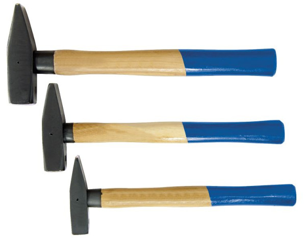 SW-Stahl Schlosserhammersatz, mit Stielschutz, 3-teilig, 50930L