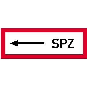 Moedel SPZ linksweisend, Alu, 297x105 mm, 57706