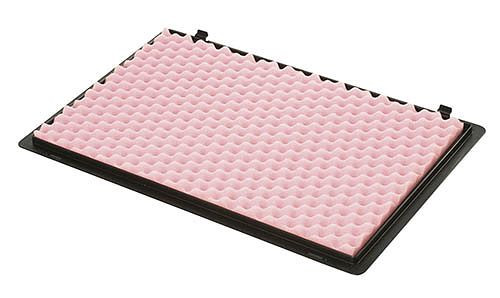 Bedrunka+Hirth Hakendeckel, lose mit ableitfähigem weichem PU-Schaum, Maße in mm (BxT): 600 x 400, E5310.64.PU