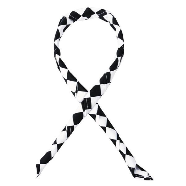 Whites Halstuch Farbe: schwarz weiß großkariert, A261, 5050984019012