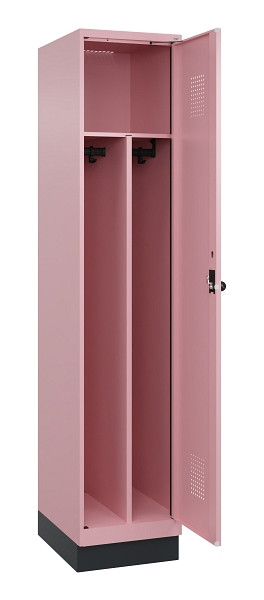 C+P Spind Evolo PLUS, mit Sockel, 1 Abteil, 1950x400x500mm, 3015/3015, Verschluss Drehriegel, 049020-12F S10024