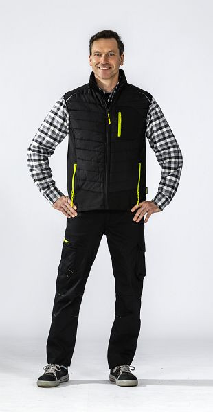 Planam Stretchline Winterweste, schwarz, Größe XS, 6690040