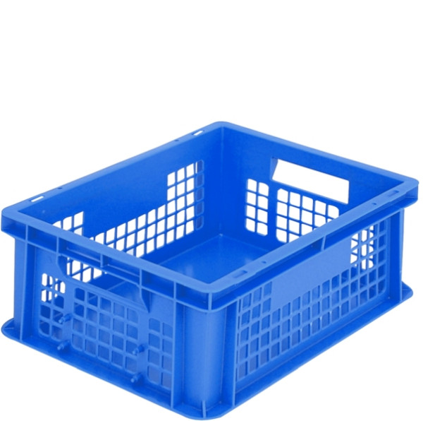 BITO Eurostapelbehälter BN /BN4312 400x300x153 blau, Wände durchbrochen, C0850-0010