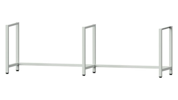ANKE Werkbänke Gestell A fix, 2660 x 615 x 800 mm, RAL 7035, 990.562