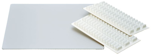 Gmöhling Transportkiste G®-BOX Zubehör Set Trennwand 5 + Führungen, Eloxiertes Aluminium, 045150044