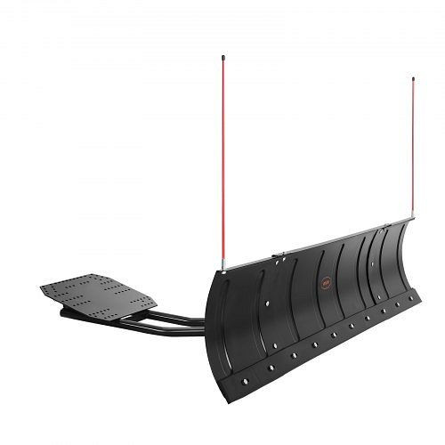 VEVOR Schneeschild 109/182cm, universell montierbarer Schneeschieber mit Gummiklappen, Stahlklinge, für UTVs & ATVs, XLCSPS45INCH6YN5L001V0